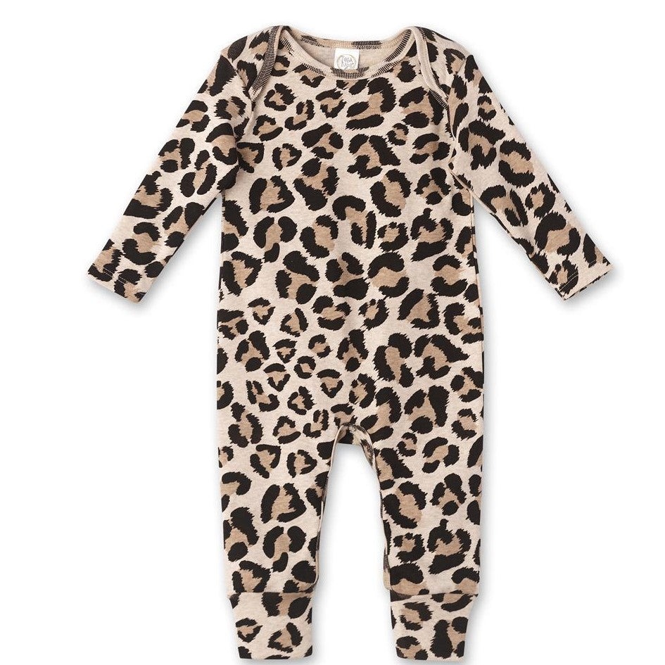 Leopard Romper with matching headband